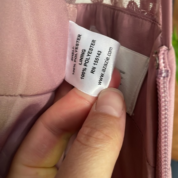 Azazie Dusty Mauve dress - Picture 6 of 6